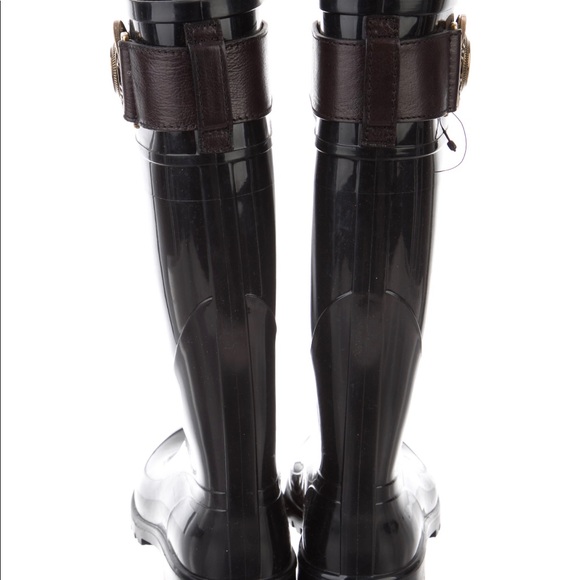 Burberry Rubber Mid-Calf boot - Picture 5 of 6